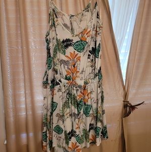 Jungle Themed Plus Size Romper